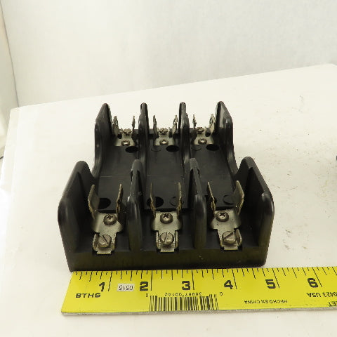Buss IB0026 30A 600V Class H 3 Pole Fuse Holder Lot Of 2
