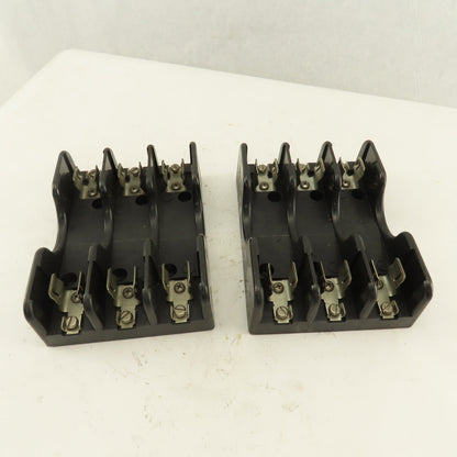 Buss IB0026 30A 600V Class H 3 Pole Fuse Holder Lot Of 2