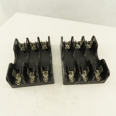 Buss IB0026 30A 600V Class H 3 Pole Fuse Holder Lot Of 2