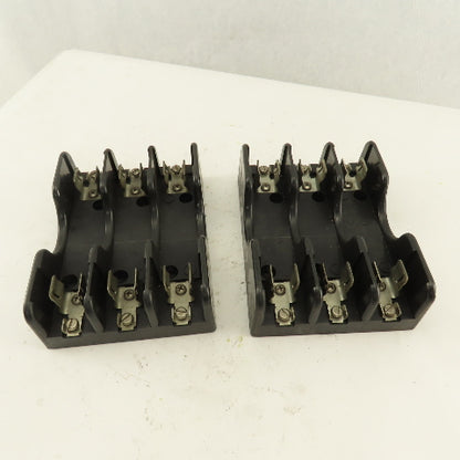 Buss IB0026 30A 600V Class H 3 Pole Fuse Holder Lot Of 2