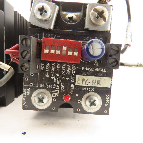 HBC Controls LPC-50HDA-3 48-530VAC 3 Phase Angle Solid State Power Controller