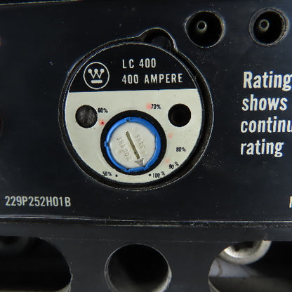 Westinghouse LC400A 400A 600V 3 Pole Circuit Breaker Adjustable Rating