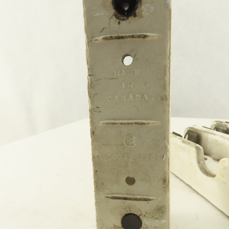 011209 Ceramic Fuse Holder 30A 600V Lot Of 5