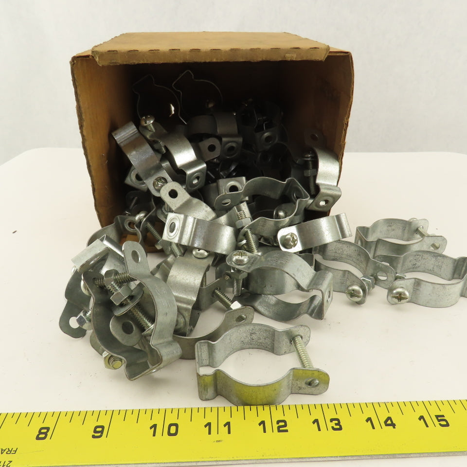 Steel City 1-1/4" EMT Hanger Clamp Strap Lot Of 40
