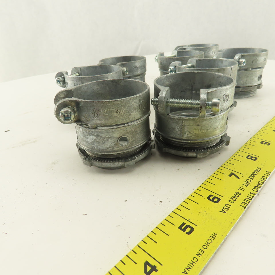 Emerson SC-150 1-1/2" EMT Box Connector Compression Coupling Lot Of 8