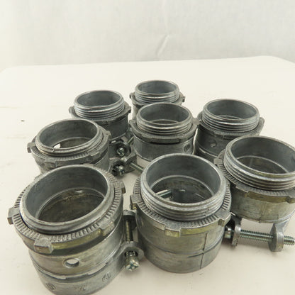 Emerson SC-150 1-1/2" EMT Box Connector Compression Coupling Lot Of 8