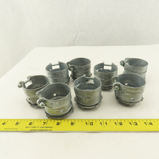 Emerson SC-150 1-1/2" EMT Box Connector Compression Coupling Lot Of 8