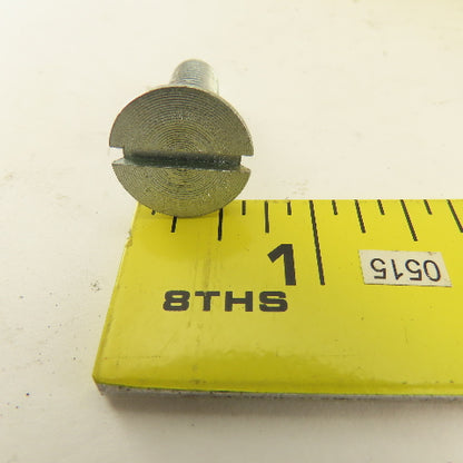 3/8-16 Flat Head Slotted Machine Screw 1-1/4" Thread 1-1/2" OAL Bulk 12Lbs.