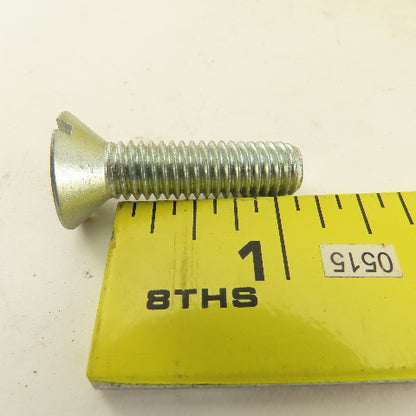 3/8-16 Flat Head Slotted Machine Screw 1-1/4" Thread 1-1/2" OAL Bulk 12Lbs.