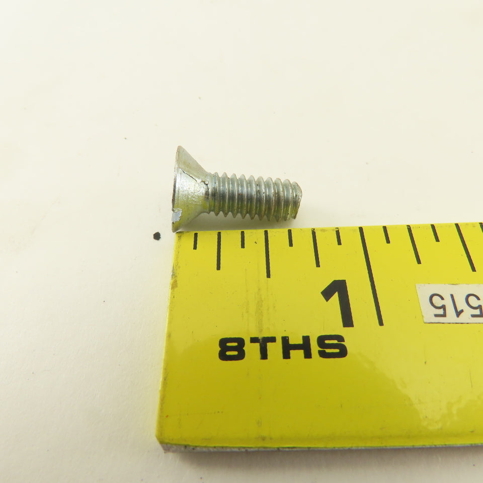 1/4-20 Flat Head Slotted Machine Screw 1/2" Thread Length 3/4"OAL Bulk 22 Lbs.