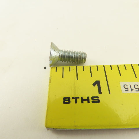 1/4-20 Flat Head Slotted Machine Screw 1/2" Thread Length 3/4"OAL Bulk 22 Lbs.