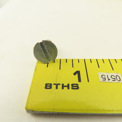 1/4-20 Flat Head Slotted Machine Screw 1/2" Thread Length 3/4"OAL Bulk 22 Lbs.