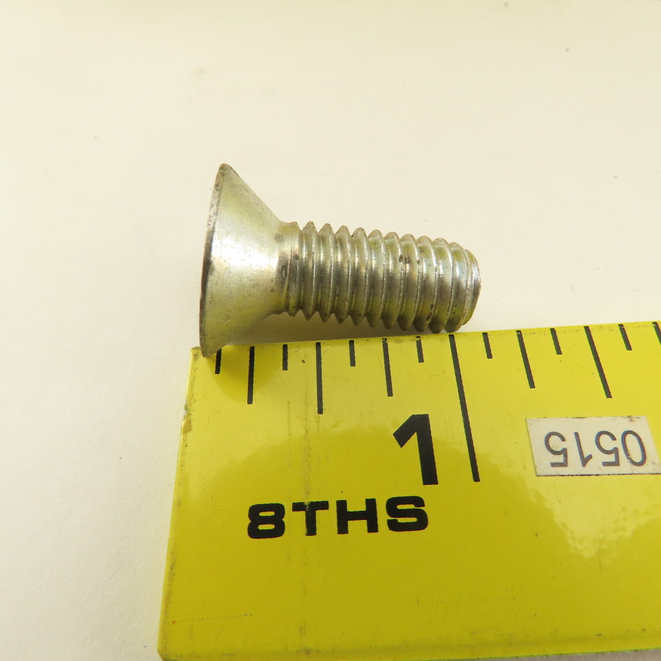 3/8-16 Flat Head Slotted Machine Screw 3/4" Thread Length Bulk 18 Lbs.