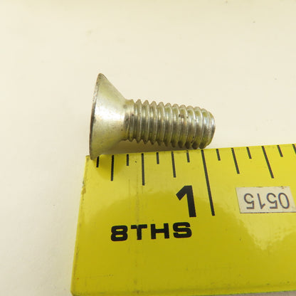 3/8-16 Flat Head Slotted Machine Screw 3/4" Thread Length Bulk 18 Lbs.