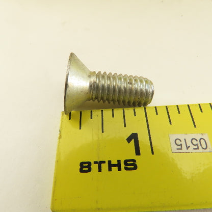 3/8-16 Flat Head Slotted Machine Screw 3/4" Thread Length Bulk 18 Lbs.