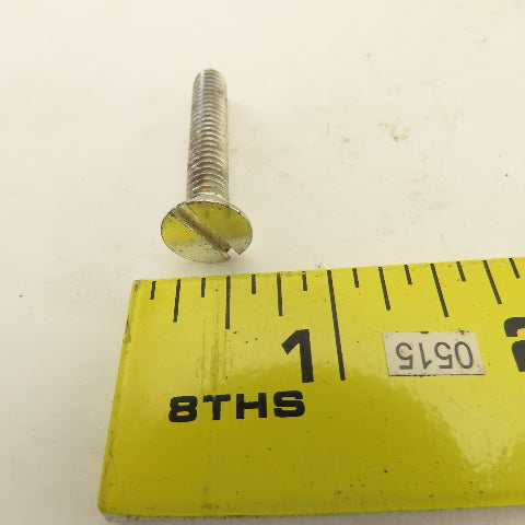 1/4-20 Flat Head Slotted Machine Screw 1-1/2" OAL Bulk 15 Lbs.
