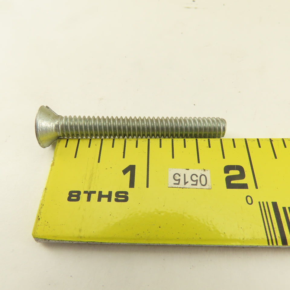 1/4-20 Flat Head Slotted Machine Screw 2" Length Full Thread  Bulk 15 Lbs.