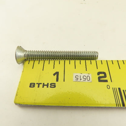 1/4-20 Flat Head Slotted Machine Screw 2" Length Full Thread  Bulk 15 Lbs.
