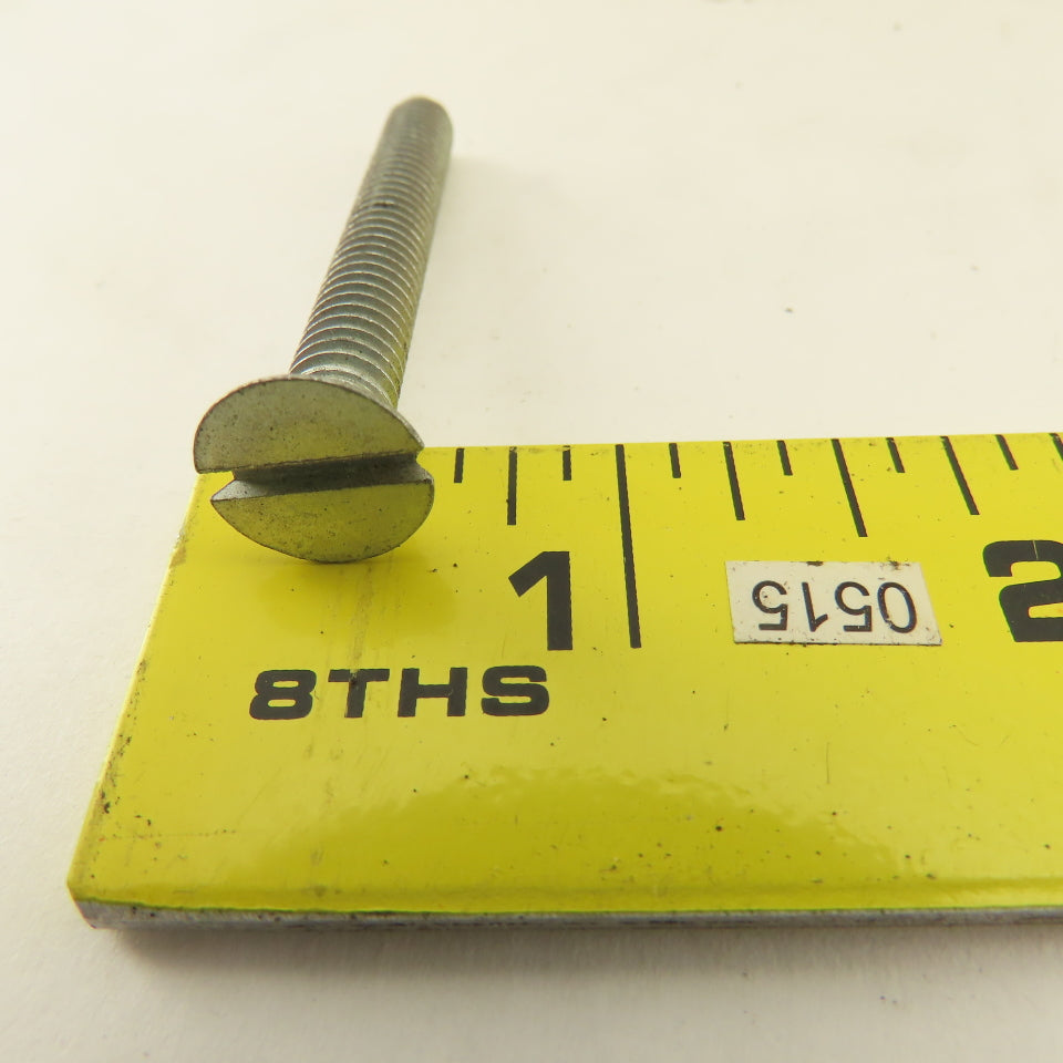 1/4-20 Flat Head Slotted Machine Screw 2" Length Full Thread  Bulk 15 Lbs.