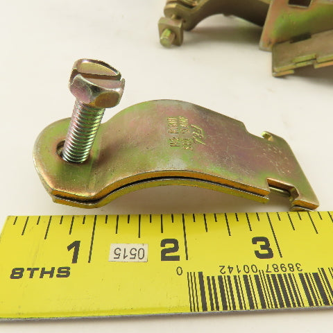 T & B Thomas & Betts 1-1/2" Channel Mount Pipe Strap Hangers Lot Of 46