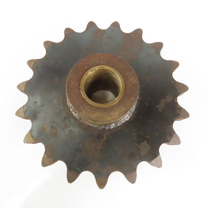 ANSI #160 Single Row Roller Chain Sprocket 19 Tooth 13" OD 2-7/16 Brass Bore