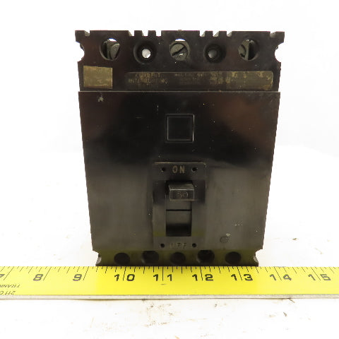 Square D Type FAL 50A Molded Case Circuit Breaker 480/240V 3 Pole