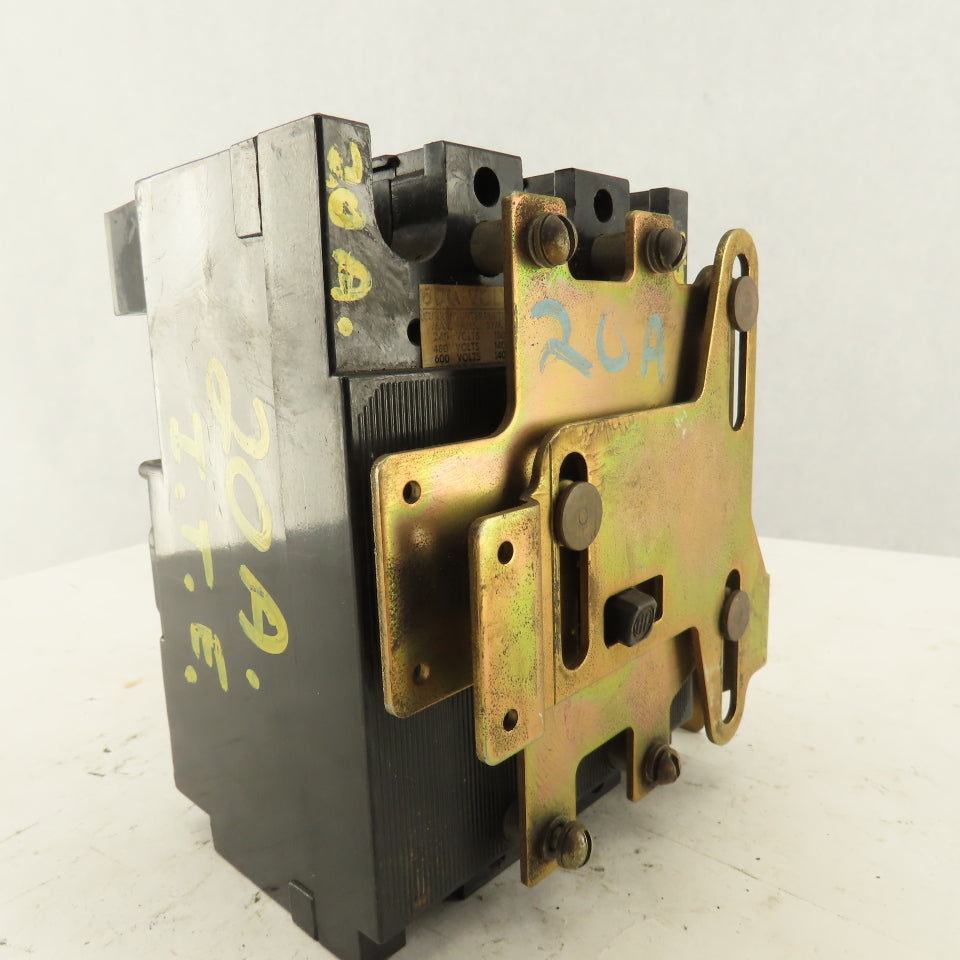 ITE EF3-B0220 20A Molded Case Circuit Breaker 600V 3 Pole