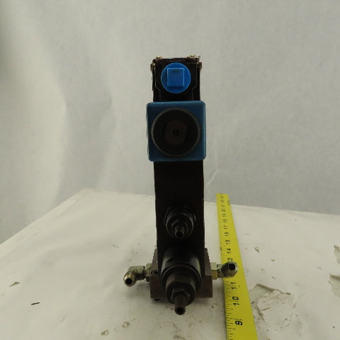 Vickers DG4-35-33C-M-FPA5WL-B5-60 Hydraulic Solenoid Valve Stack 115V Coil