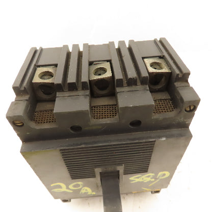 Square D 999320 20A Molded Case Circuit Breaker 600V 3 Pole