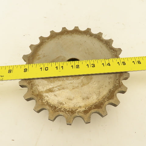 Rexnord D80 22 1 12 #80 Roller Chain Coupling Hub 1-1/8 Stock Bore 7-1/4" OD 22T