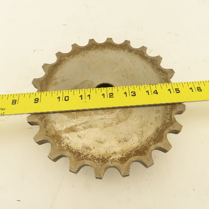 Rexnord D80 22 1 12 #80 Roller Chain Coupling Hub 1-1/8 Stock Bore 7-1/4" OD 22T