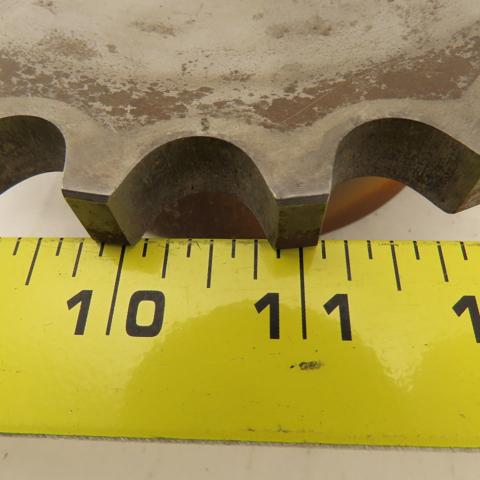 Rexnord D80 22 1 12 #80 Roller Chain Coupling Hub 1-1/8 Stock Bore 7-1/4" OD 22T