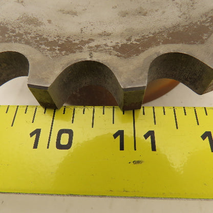Rexnord D80 22 1 12 #80 Roller Chain Coupling Hub 1-1/8 Stock Bore 7-1/4" OD 22T