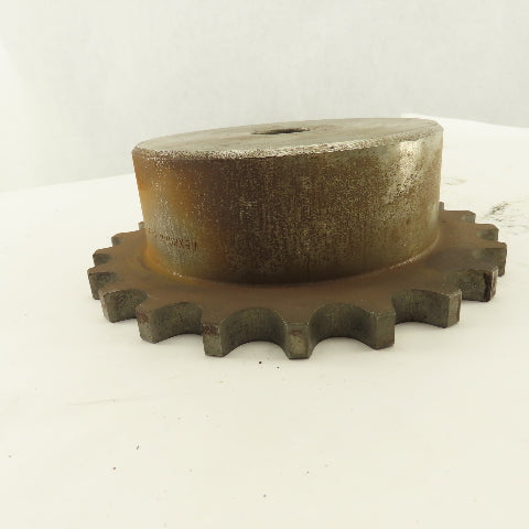 Rexnord D80 22 1 12 #80 Roller Chain Coupling Hub 1-1/8 Stock Bore 7-1/4" OD 22T