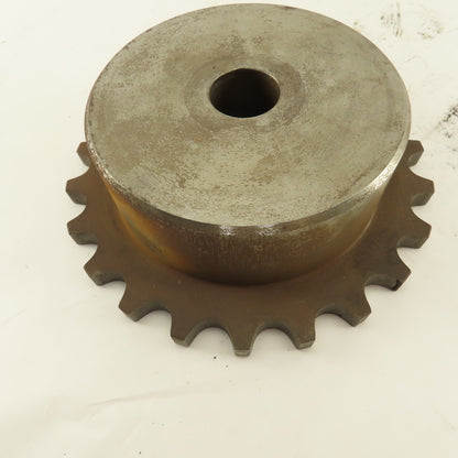 Rexnord D80 22 1 12 #80 Roller Chain Coupling Hub 1-1/8 Stock Bore 7-1/4" OD 22T