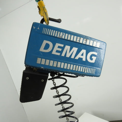 Demag DCMS-PRO 1-125 1/1 H2.8 VS30-30 275LB Electric Hoist 10' Lift 460V 3Ph