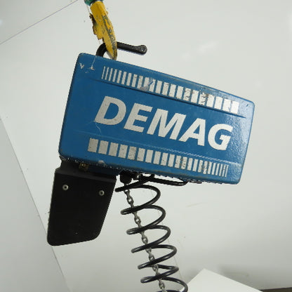 Demag DCMS-PRO 1-125 1/1 H2.8 VS30-30 275LB Electric Hoist 10' Lift 460V 3Ph