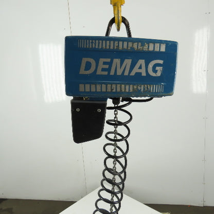 Demag DCMS-PRO 1-125 1/1 H2.8 VS30-30 275LB Electric Hoist 10' Lift 460V 3Ph
