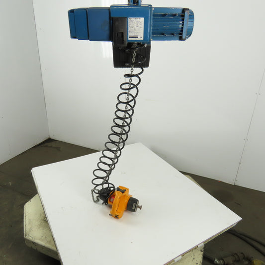 Demag DCMS-PRO 1-125 1/1 H2.8 VS30-30 275LB Electric Hoist 10' Lift 460V 3Ph