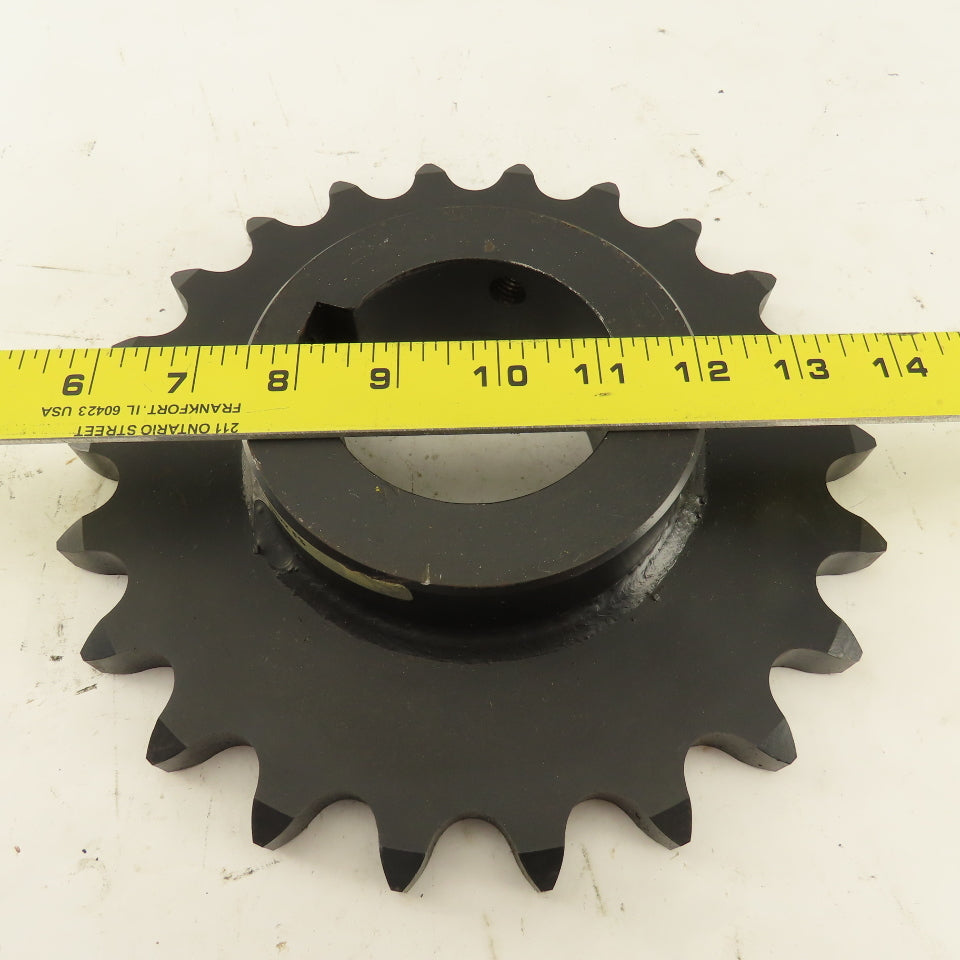 UST H100A22 #100 Single Strand Roller Chain Sprocket 22T 3" Bore