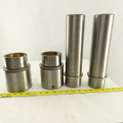 Superior Die Set 313-2430 3" Die Shoe Shoulder Bushing Guide Pin Set Lot Of 4