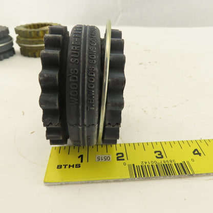 Woods 5E Sure-Flex Coupling No. 5 Lot Of 3