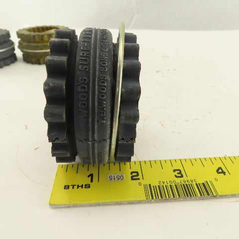 Woods 5E Sure-Flex Coupling No. 5 Lot Of 3