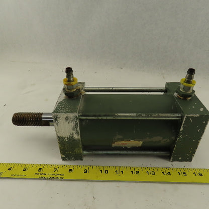 A A A Pneumatic Air Cylinder 3-1/2" Bore 4-1/2" Stroke 4" Projection