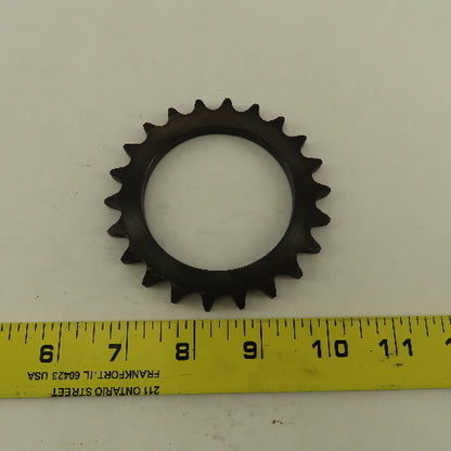 40A22T Single Roller 22 Tooth  #40 Chain Sprocket 2.513/2.520 Bore