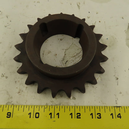 60BTB21H 2012 Single Roller 21 Tooth  #60 Chain Sprocket Bushed Bore