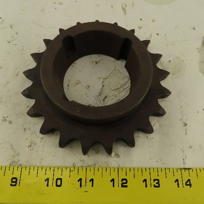 60BTB21H 2012 Single Roller 21 Tooth  #60 Chain Sprocket Bushed Bore