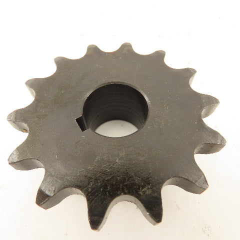 Tsubaki H40B14F Single Roller 14 Tooth  #40 Chain Sprocket 3/4" Keyed Bore