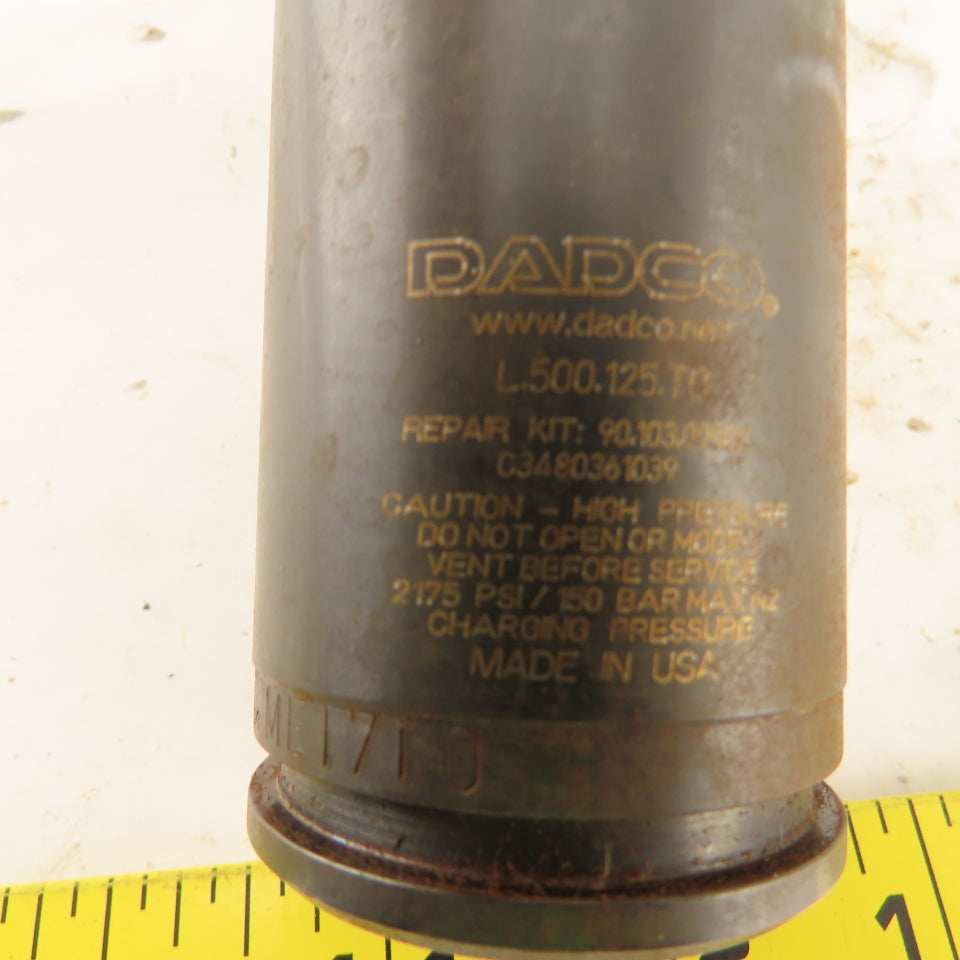 Dadco L.500.125.TO 125mm Stroke Nitrogen Gas Spring Shock 1059Lb Contact Force
