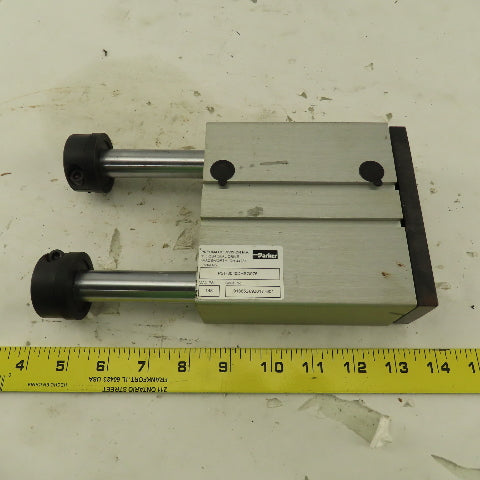 Parker P5T-J040DHSG075 3" Stroke Guided Air Cylinder 16mm Rod 145PSI Max.